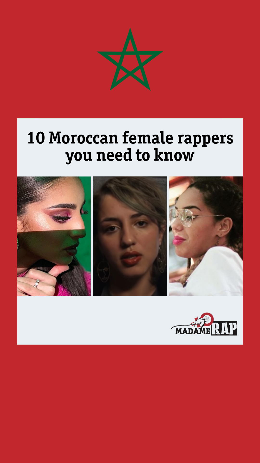 VIDEO - 10 Moroccan female rappers you need to know - Le premier média  dédié aux femmes et aux LGBT+ dans le hip hop